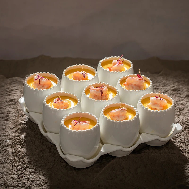 Dalfin™ Creative Square Nine Grid Steamed Egg Tray