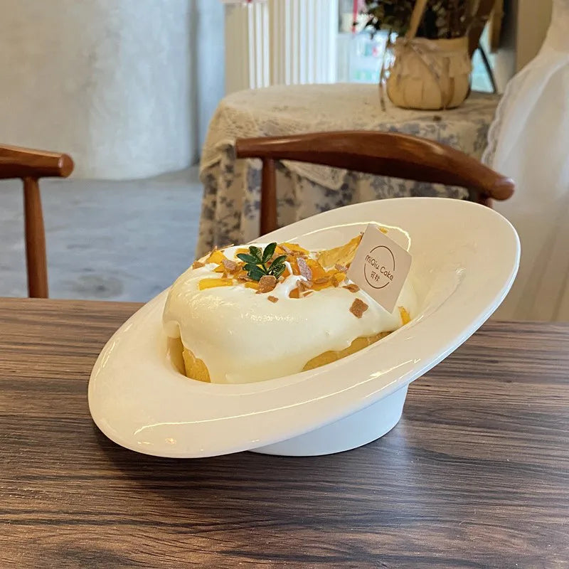 Dalfin™ Irregular Shaped White Ceramic Tableware