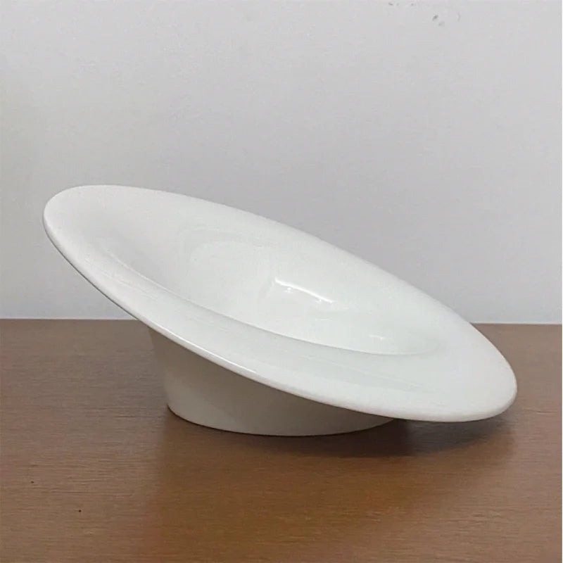 Dalfin™ Irregular Shaped White Ceramic Tableware