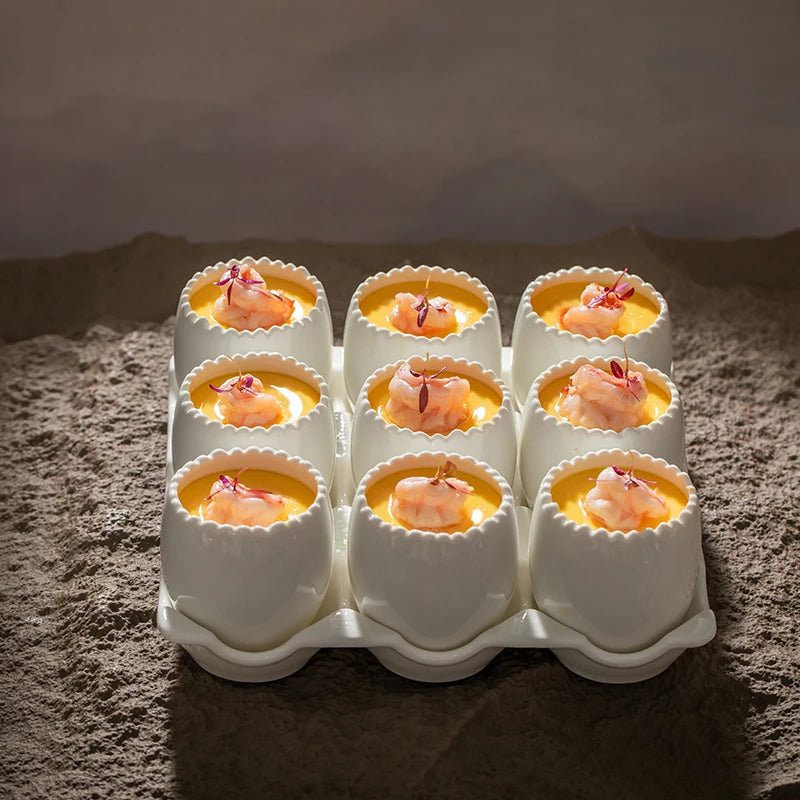 Dalfin™ Creative Square Nine Grid Steamed Egg Tray